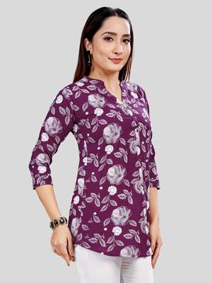  rayon printed short kurti 4
