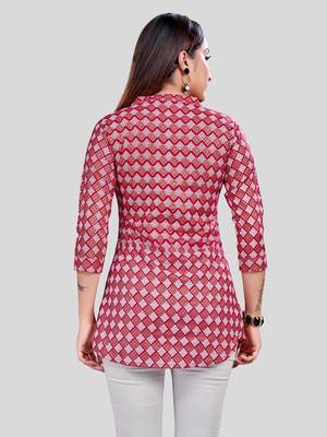  rayon printed short kurti 2