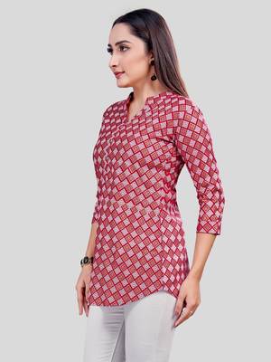  rayon printed short kurti 3