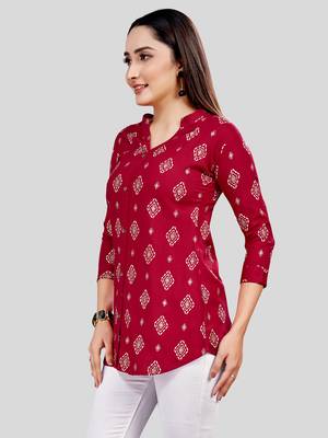  rayon printed short kurti 3