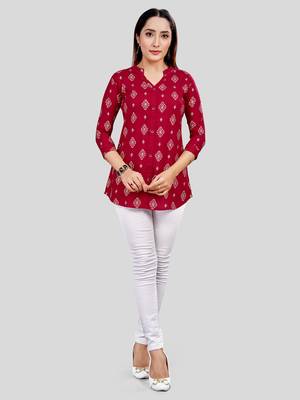  rayon printed short kurti 5