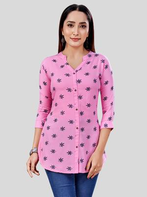  rayon printed short kurti 1