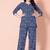 Blue Color Cotton Top and Pant (Co-Ord Set)