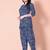 Blue Color Cotton Top and Pant (Co-Ord Set)