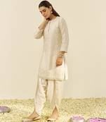 Daisy ivory zaisha - short kurta with dhoti