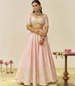 Blush Pink FIDA - LEHENGA WITH BLOUSE AND DUPATTA