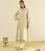 Mint green maaroofa - long chauga with salwar