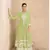 Light green pure rayon chikankari work full stitched palazzo suits with dupatta