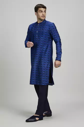 Patola printed dashiki kurta set