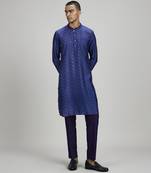 Ikat printed dashiki kurta set