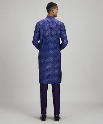 Ikat printed dashiki kurta set 2