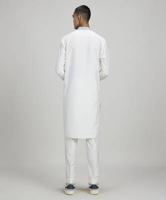 Off-white pixel printed dashiki kurta set 3