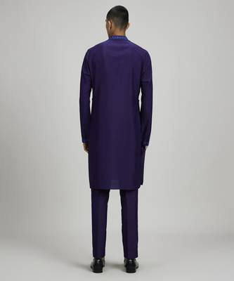 Indigo patola printed dashiki kurta set 4