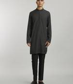 Ebony leon printed kurta pant set