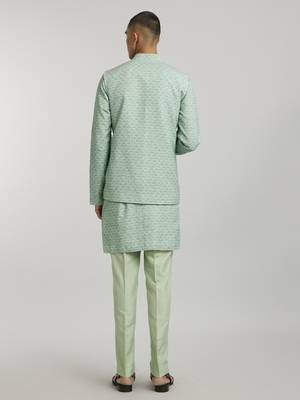 Sage falcon printed bandhi jacket 4
