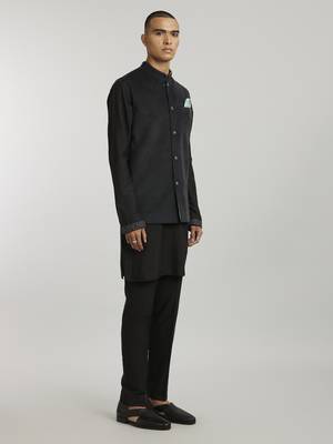 Ebony corduroy bandhi jacket 1