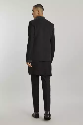 Ebony corduroy bandhi jacket