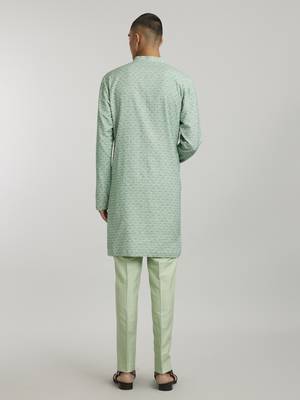 Sage falcon printed kurta pant set 4