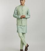 Sage starrio embroidered bandhi jacket