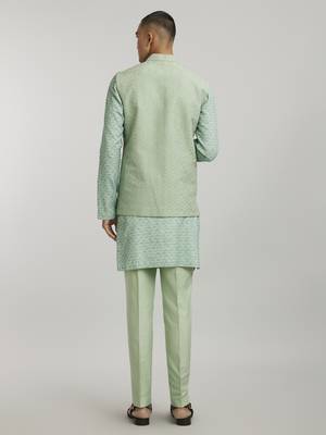 Sage starrio embroidered bandhi jacket 4