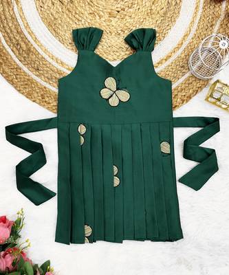 Baby Girls Embrodairy South Indian Traditional Pattu Pavadai Tapeta Silk  Frocks Dresses For Baby Girls 1