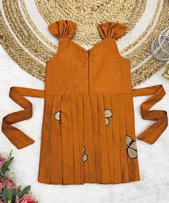 Baby Girls Embrodairy South Indian Traditional Pattu Pavadai Tapeta Silk Lehenga Frocks Dress For Baby Girls 2