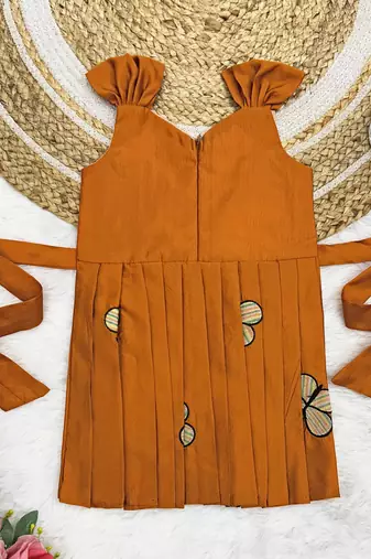Baby Girls Embrodairy South Indian Traditional Pattu Pavadai Tapeta Silk Lehenga Frocks Dress For Baby Girls