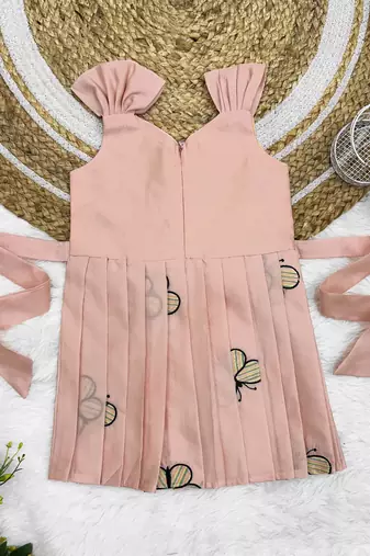 Baby Girls Embrodairy South Indian Traditional Pattu Pavadai Tapeta Silk Frocks Dress For Baby Girls
