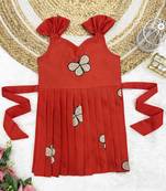 Baby Girls Embrodairy South Indian Traditional Pattu Pavadai Tapeta Silk Frocks Dress For Baby Girls