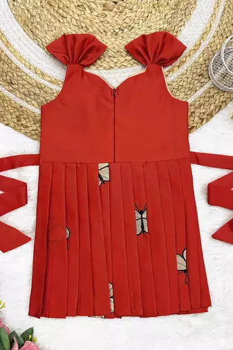 Baby Girls Embrodairy South Indian Traditional Pattu Pavadai Tapeta Silk Frocks Dress For Baby Girls