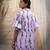 Pink base floral leaf print co ord set
