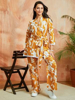 Womustard co ords set 1