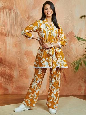 Womustard co ords set 2