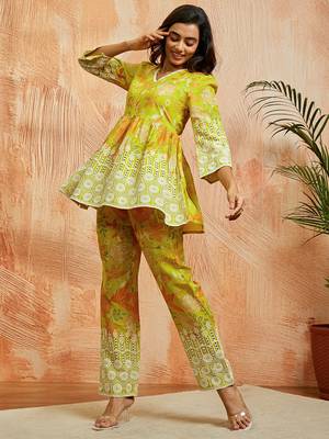 Wopista green co ords set 1