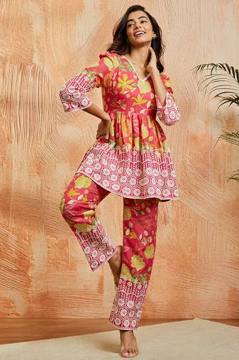 Women's pink co ords set