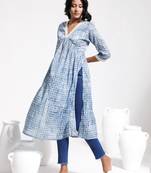 Women's blue kurta