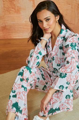Women's white co ords set