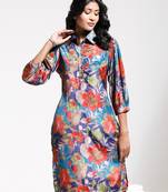 Women's blue kurta