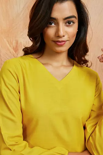 Womustard co ords set