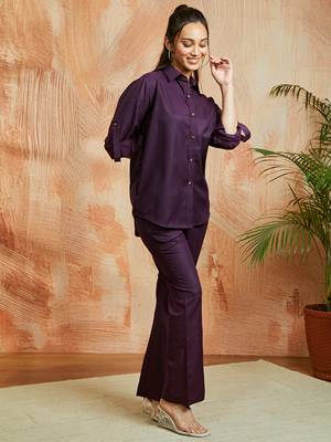 Wopurple co ords set 4
