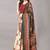 beige Digital Floral Print Satin Silk  Lehenga Choli with Dupatta