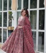 Pure cotton kurta pant with dupatta set