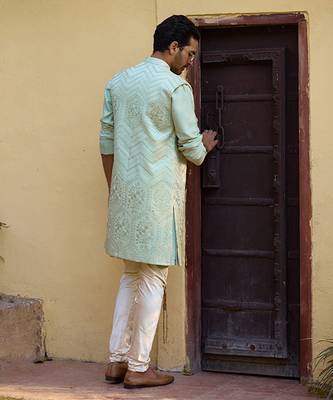 Mint green fateh bandi set 2