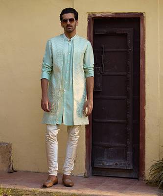 Mint green raas bandi set 1