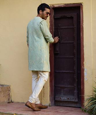 Mint green raas bandi set 3