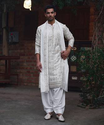 Ivory rahat kurta set 1