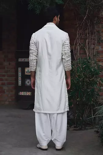 Ivory rahat kurta set