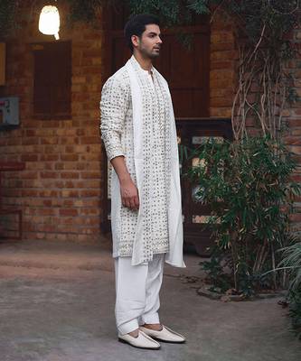 Ivory rahat kurta set 5