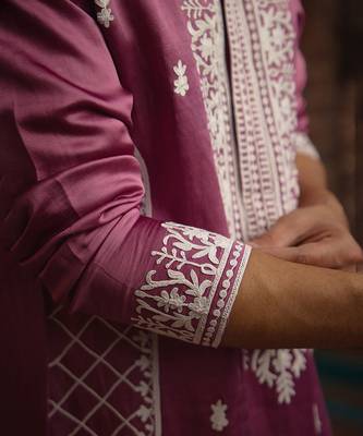 Vintage rose chittorgarh kurta set 2