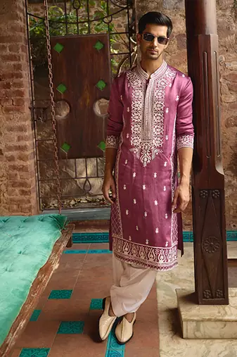 Vintage rose chittorgarh kurta set